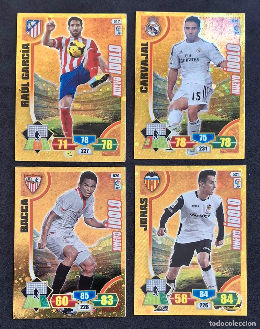 Cromos de Futebol: 4 cromos Nuevo Idolo Adrenalyn XL 2013-2014 13-14