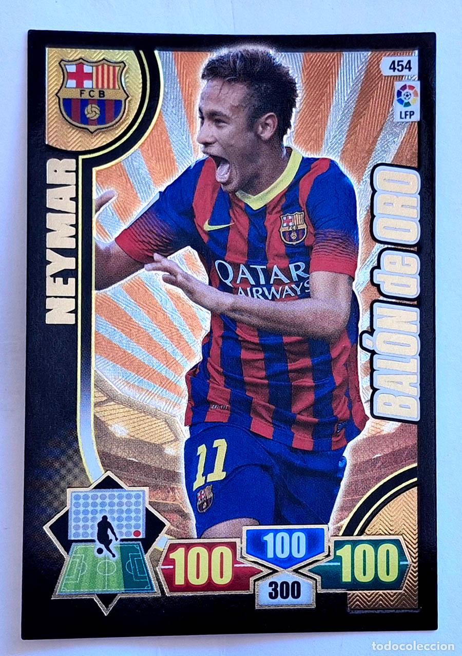 Cromos de Futebol: Neymar Bal&oacute;n de Oro Adrenalyn XL 2013-2014 13-14