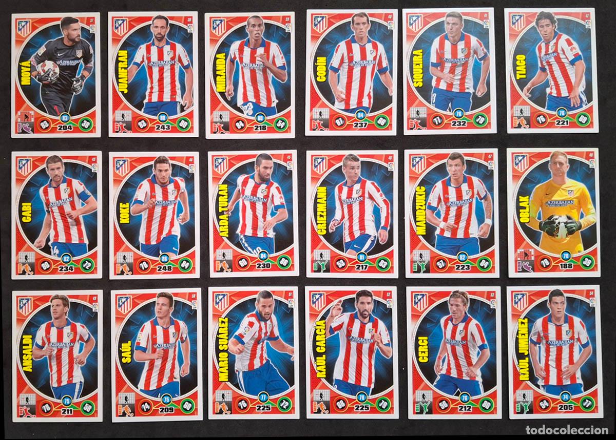Cromos de Futebol: Atl&eacute;tico de Madrid Adrenalyn XL 2014-2015 14-15