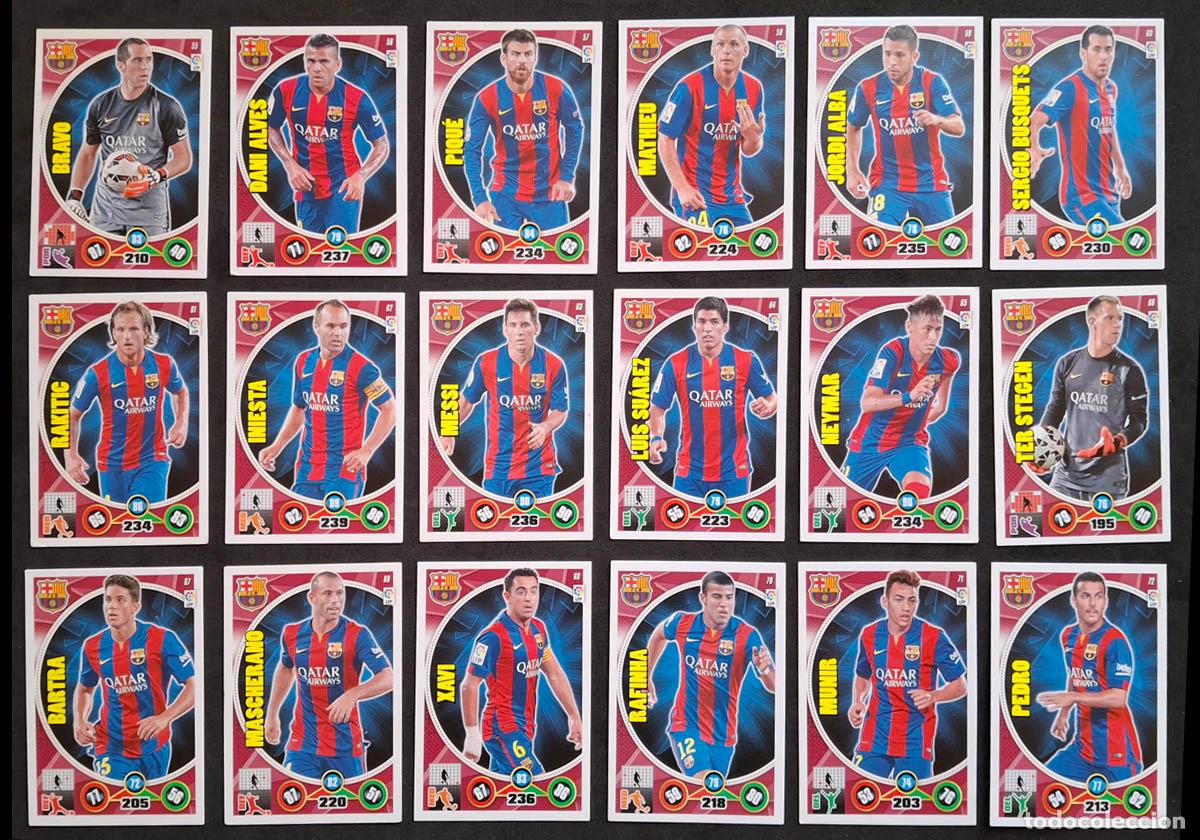 Cromos de f&uacute;tbol: Barcelona Adrenalyn XL 2014-2015 14-15
