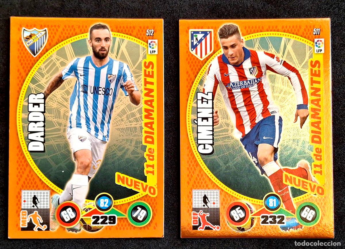 Cromos de Futebol: 2 cromos Nuevo 11 de Diamantes Adrenalyn XL 2014-2015 14-15