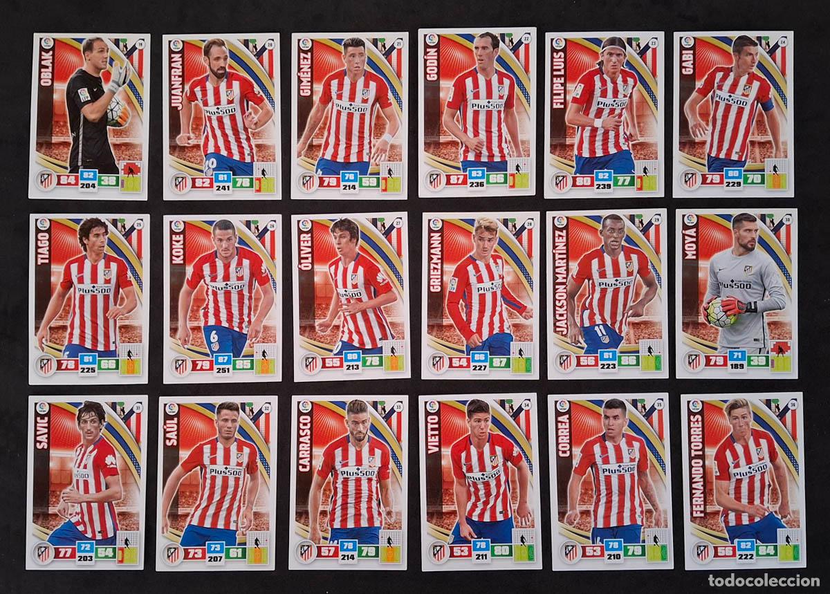 Cromos de Futebol: Atl&eacute;tico de Madrid Adrenalyn XL 2015-2016 15-16
