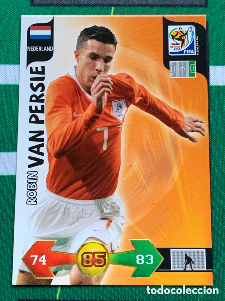 Cromos de f&uacute;tbol: 250 Robin van Persie Nederland Base card ADRENALYN XL MUNDIAL SOUTH AFRICA 2010 FIFA WORLD CUP PANIN