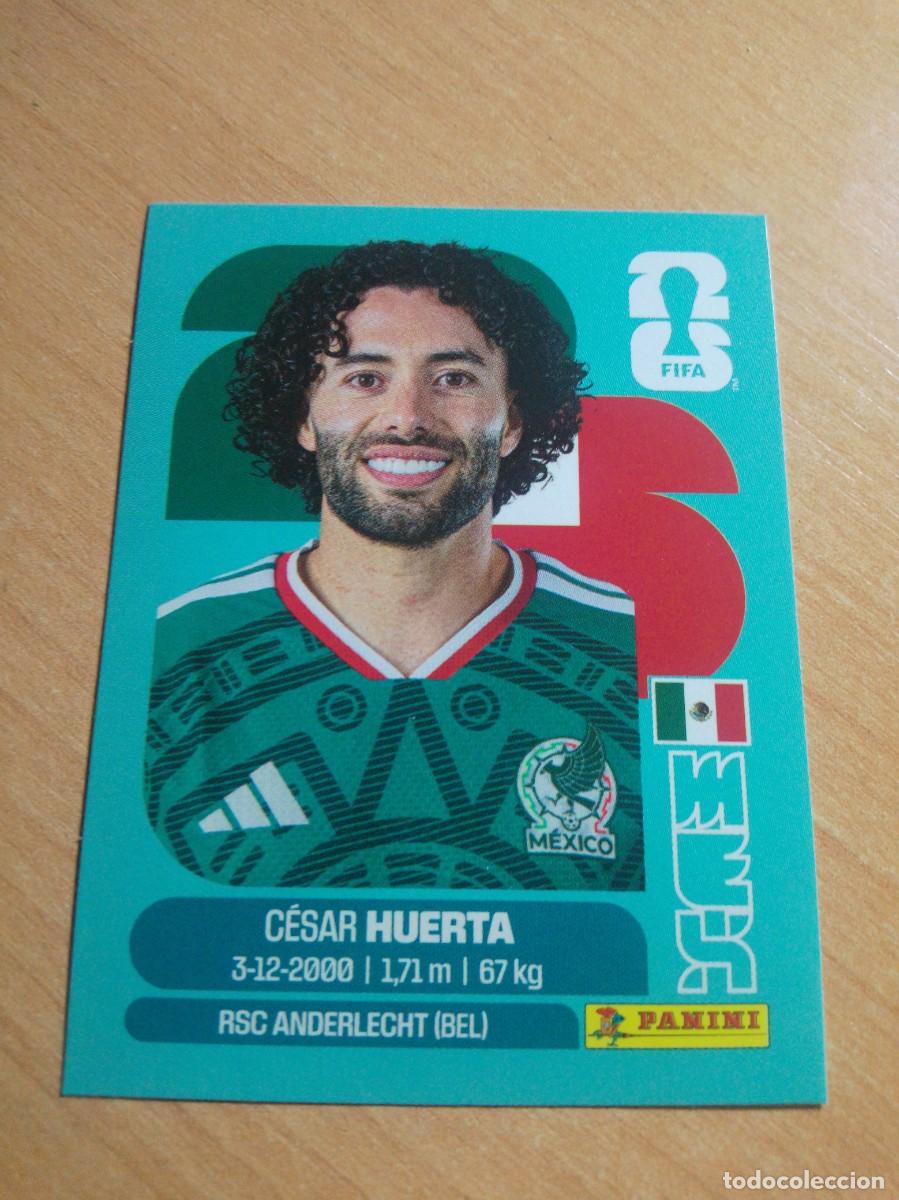 Cromos de f&uacute;tbol: MEX 20 CESAR HUERTA MEXICO MUNDIAL FIFA WORLD CUP 2026 26 PANINI STICKERS NUEVO