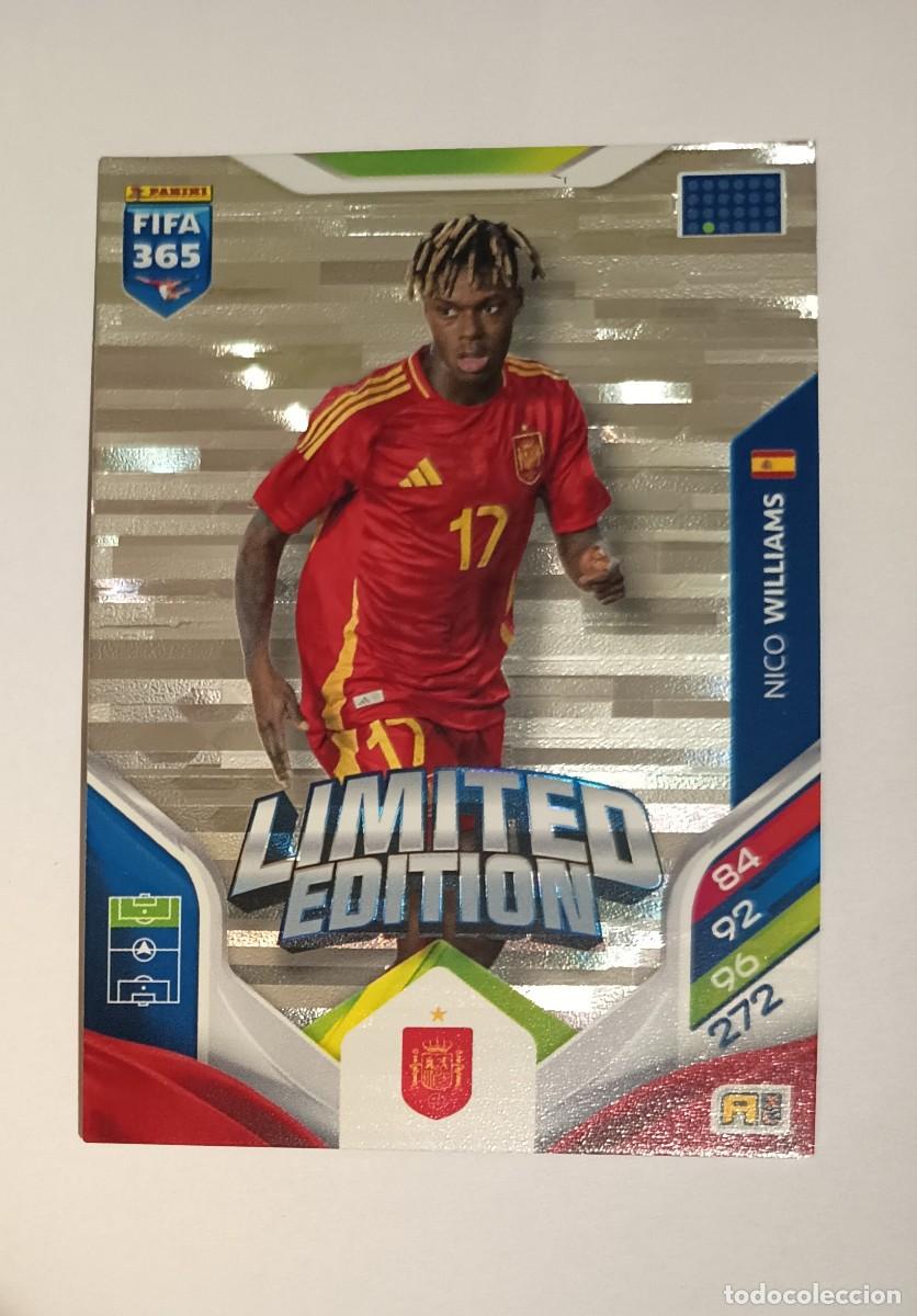 Cromos de f&uacute;tbol: CARD EDICI&Oacute;N LIMITADA LIMITED NICO WILLIAMS ESPA&Ntilde;A SPAIN - PANINI FIFA 365 ADRENALYN 2025 2026 25 26