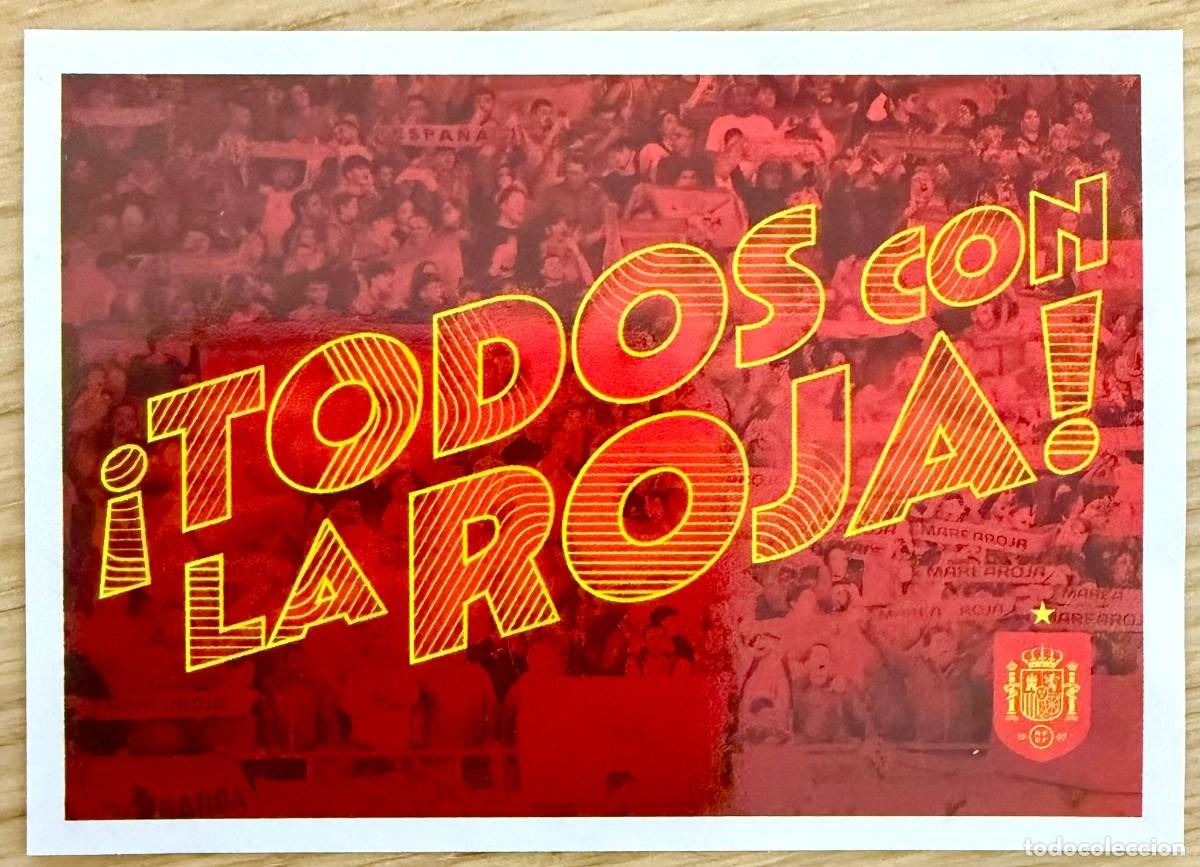Cromos de f&uacute;tbol: 66 &iexcl;TODOS CON LA ROJA! SELECCION ESPA&Ntilde;OLA CARREFOUR ESPA&Ntilde;A 2026 26 STICKER SIN PEGAR PANINI
