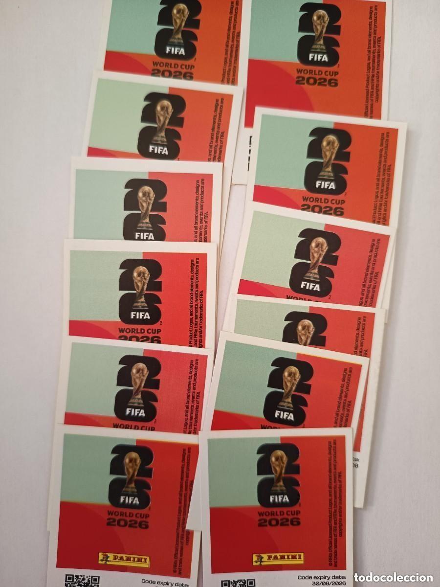 Cromos de f&uacute;tbol: LOTE 12 C&Oacute;DIGOS SIN USAR &Aacute;LBUM VIRTUAL DIGITAL - PANINI MUNDIAL WORLD CUP 2026 FIFA STICKERS CROMOS
