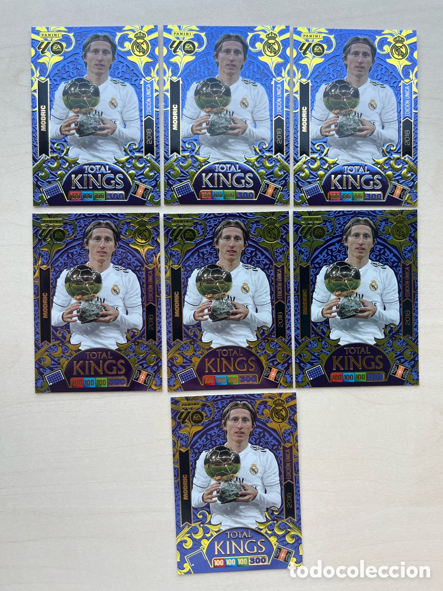 Cromos de f&uacute;tbol: Lote 7 Modric (2018) Total Kings Adrenalyn 2025-26 - Real Madrid
