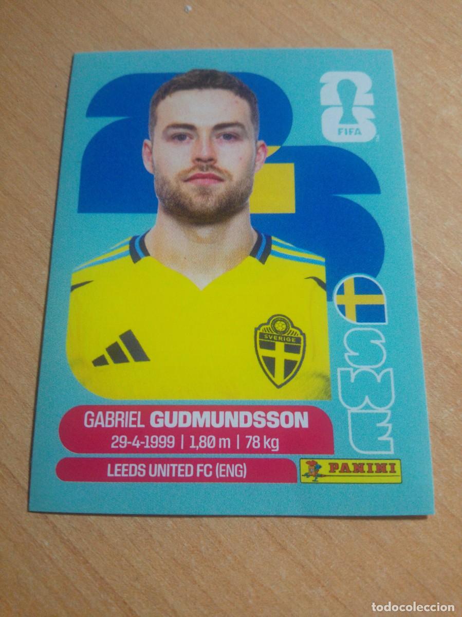 Cromos de f&uacute;tbol: SWE 4 GABRIEL GUDMUNDSSON SUECIA MUNDIAL FIFA WORLD CUP 2026 26 PANINI STICKERS NUEVO
