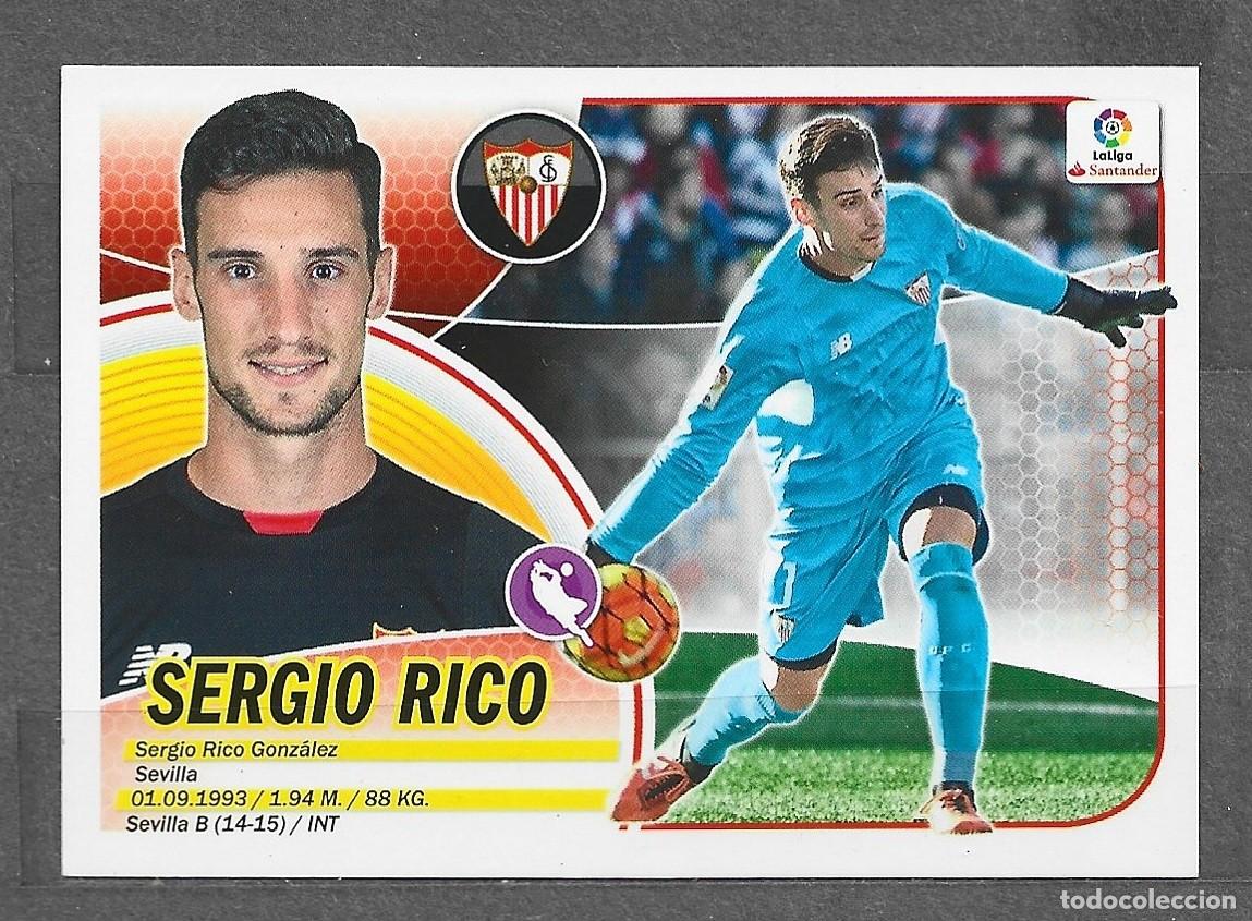 Cromos de f&uacute;tbol: Liga este 16/17 - Sergio Rico - N&ordm; 1 - Sevilla F.C.