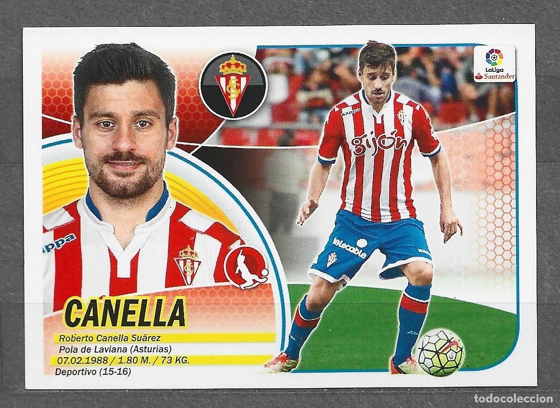 Cromos de f&uacute;tbol: Liga este 16/17 - Canella - N&ordm; 7 b - Real Sporting
