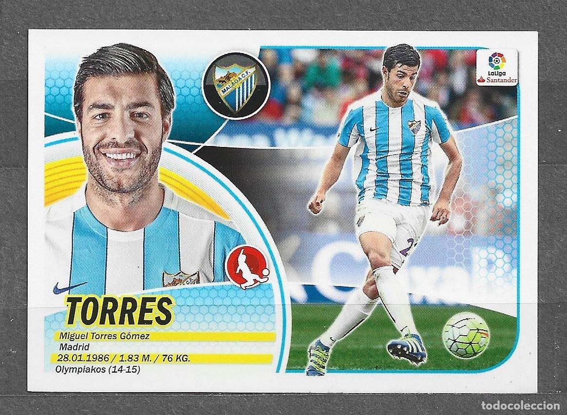 Cromos de f&uacute;tbol: Liga este 16/17 - Torres - N&ordm; 7 a - M&aacute;laga C.F.