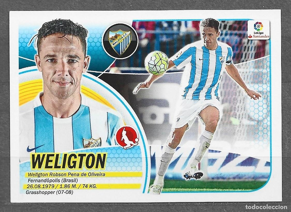 Cromos de f&uacute;tbol: Liga este 16/17 - Weligton - N&ordm; 5 - M&aacute;laga C.F.