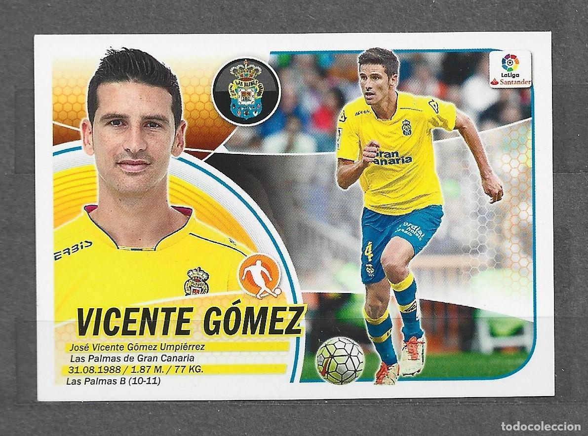 Cromos de f&uacute;tbol: Liga este 16/17 - Vicente G&oacute;mez - N&ordm; 11 - U.D. Las Palmas
