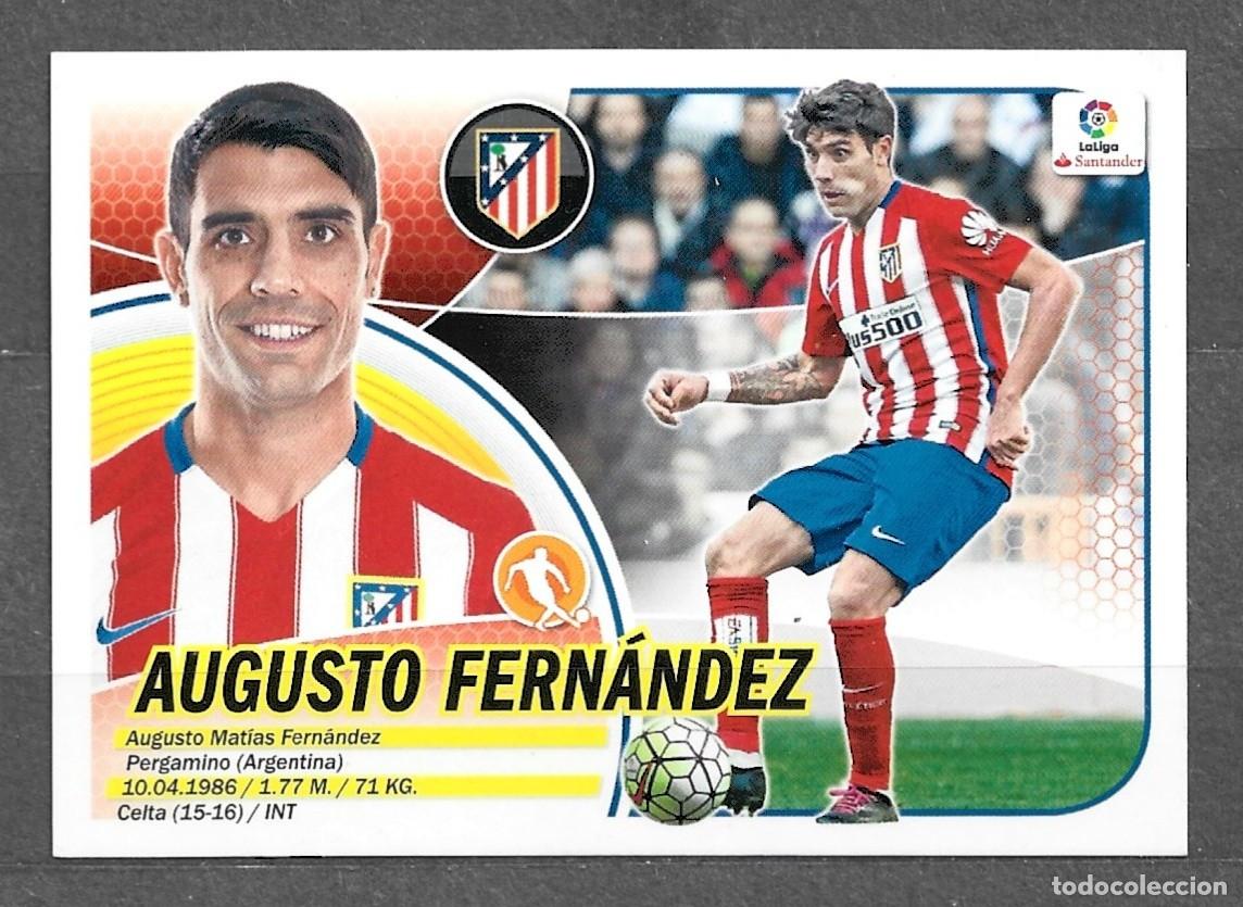 Cromos de f&uacute;tbol: Liga este 16/17 - Augusto Fern&aacute;ndez - N&ordm; 10 - Atl&eacute;tico de Madrid