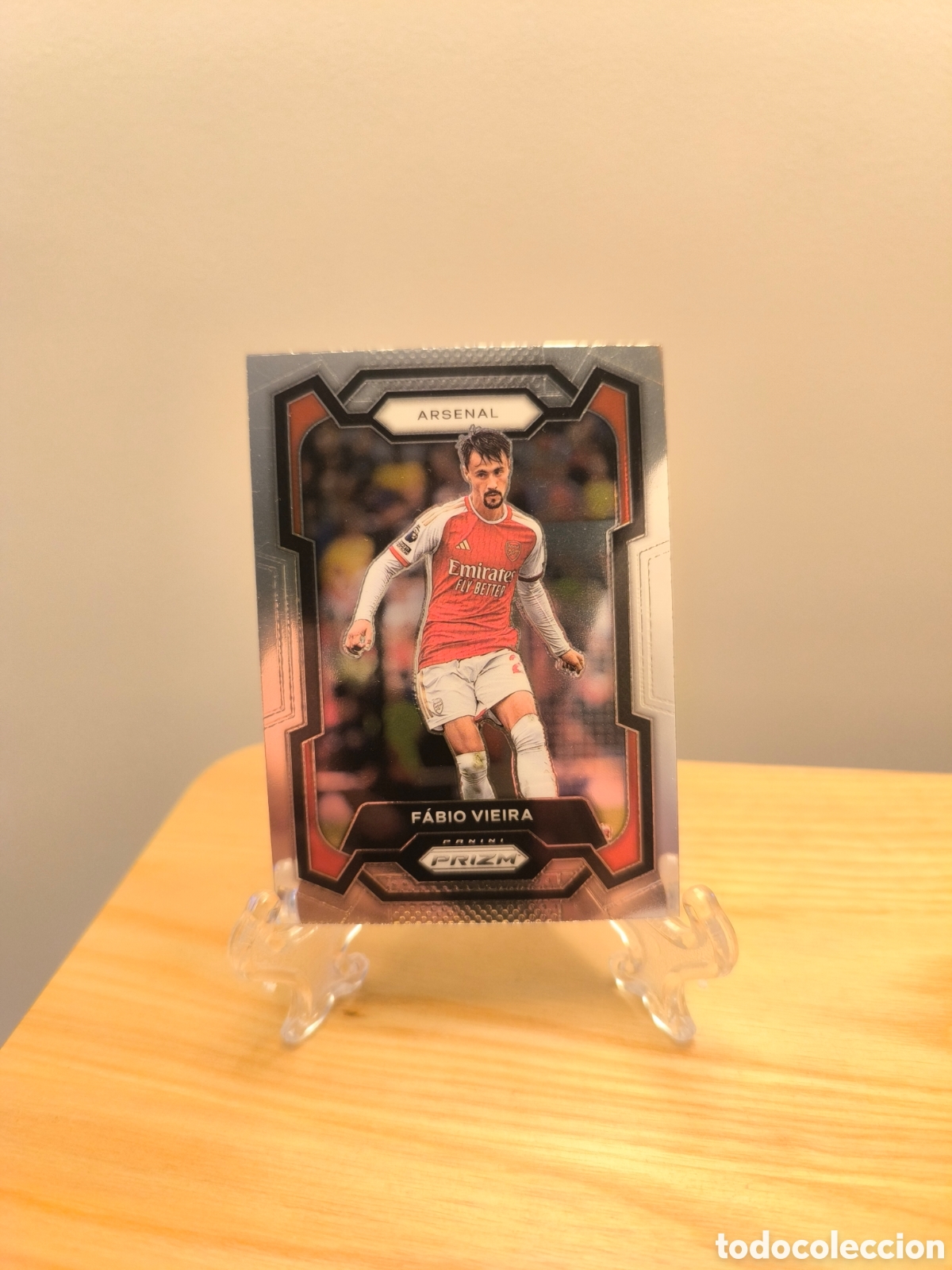 Cromos de f&uacute;tbol: Fabio Vieira Panini Prizm Arsenal