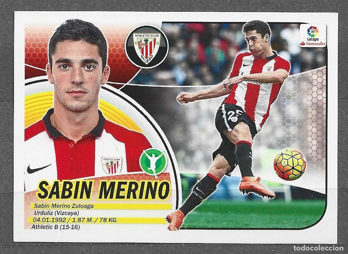 Cromos de f&uacute;tbol: Liga este 16/17 - Sabin Merino - N&ordm; 14b - Athletic Club
