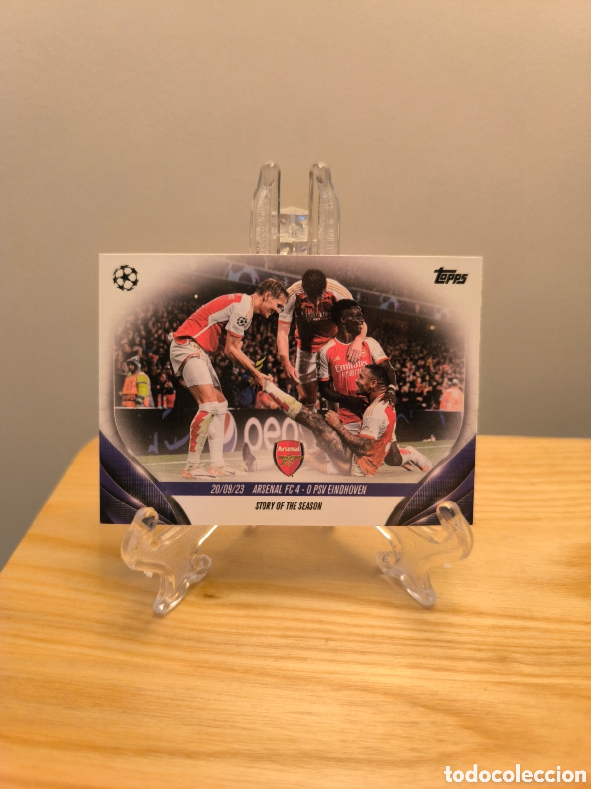 Cromos de f&uacute;tbol: Topps STORY OF THE SEASON Arsenal