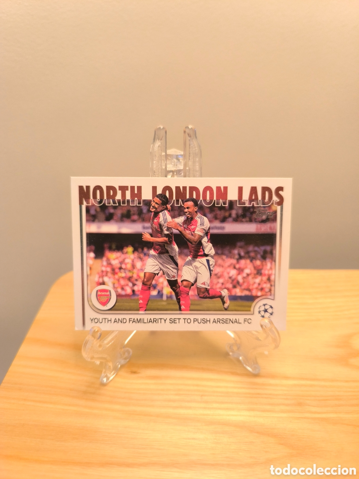 Cromos de f&uacute;tbol: Topps UEFA Champions League Arsenal