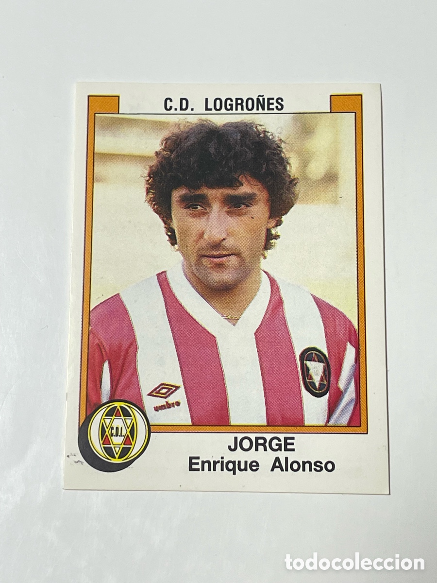 Cromos de f&uacute;tbol: Jorge Logro&ntilde;&eacute;s Panini 87/88 #169