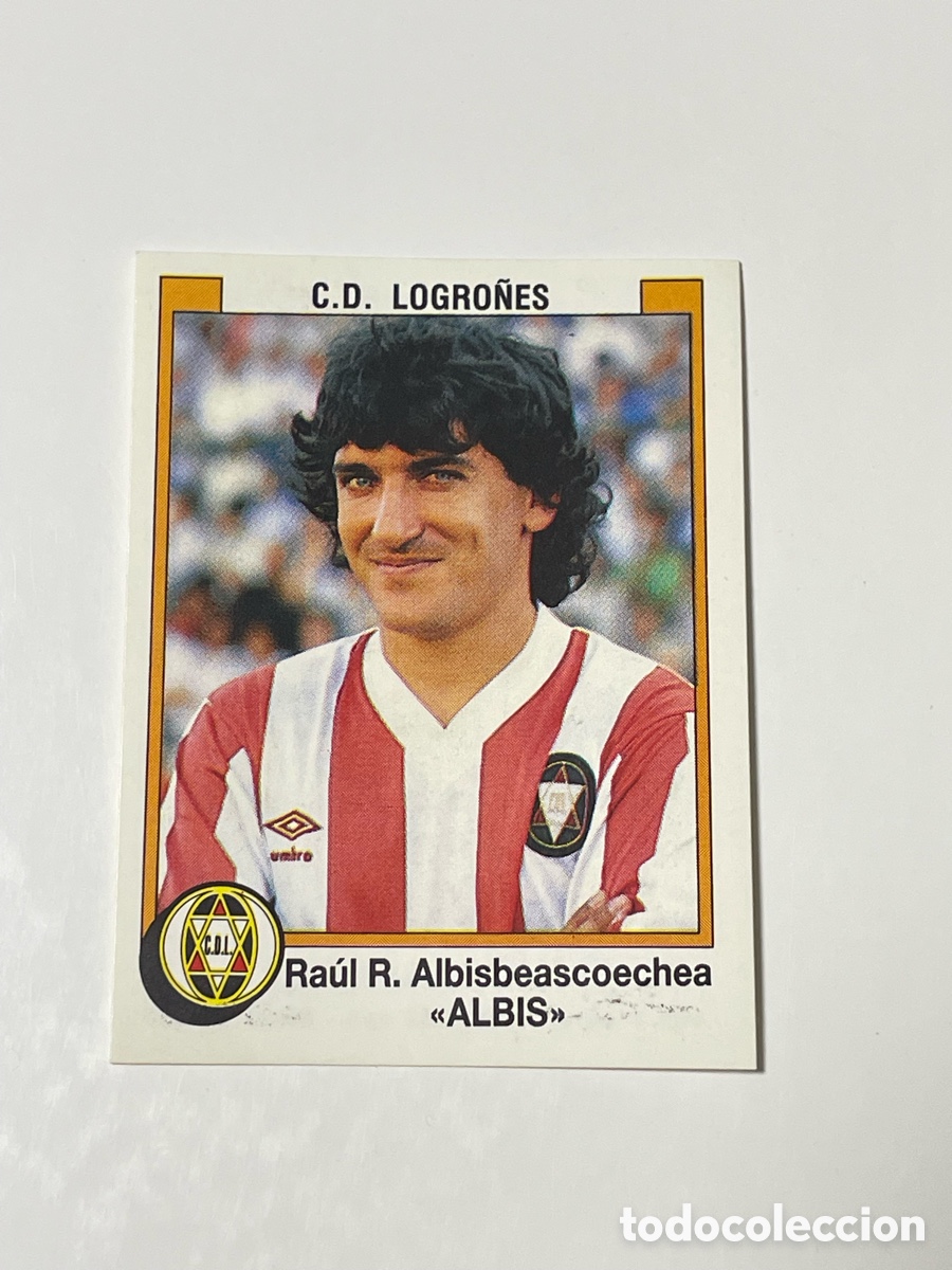 Cromos de f&uacute;tbol: Albis Logro&ntilde;&eacute;s Panini 87/88 #165