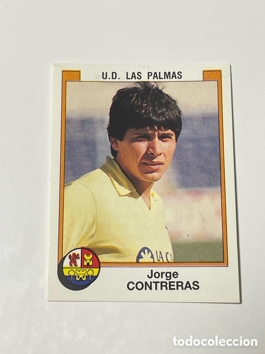 Cromos de f&uacute;tbol: Jorge Contreras Las Palmas Panini 87/88 #153