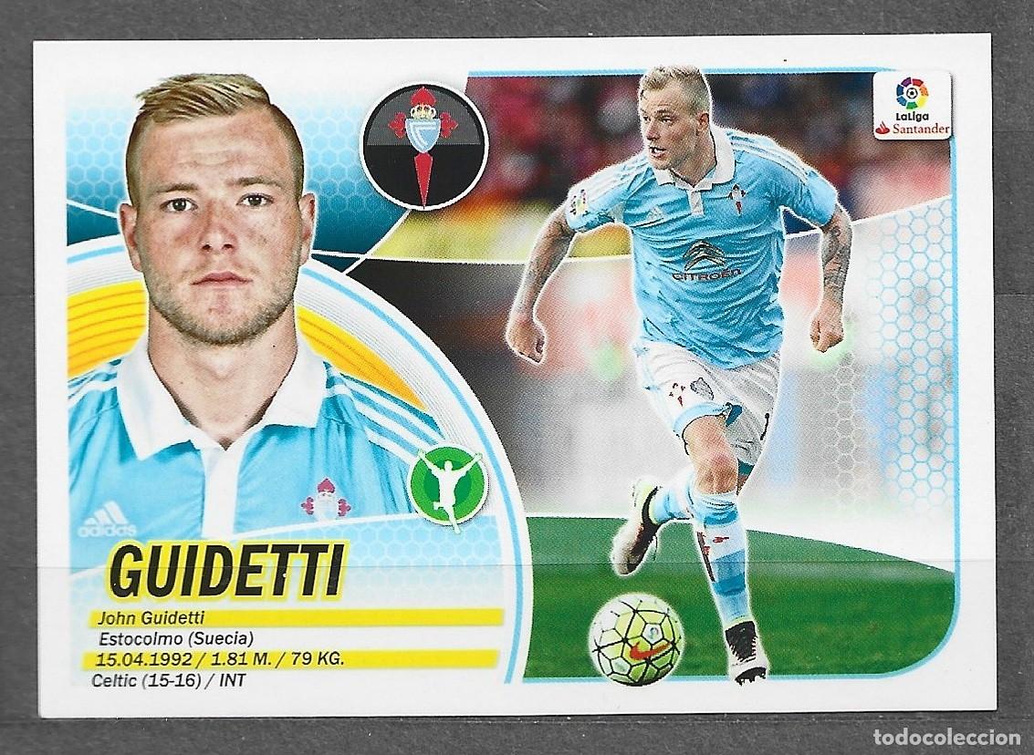 Cromos de f&uacute;tbol: Liga este 16/17 - Guidetti - N&ordm; 14 a - R.C. Celta