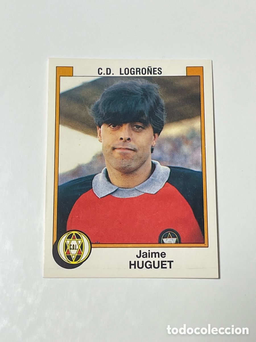 Cromos de f&uacute;tbol: Jaime Huguet Logro&ntilde;&eacute;s Panini 87/88 #159