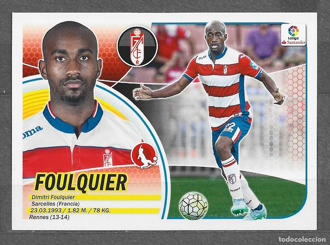 Cromos de f&uacute;tbol: Liga este 16/17 - Foulquier - N&ordm; 4 - Granada C.F.