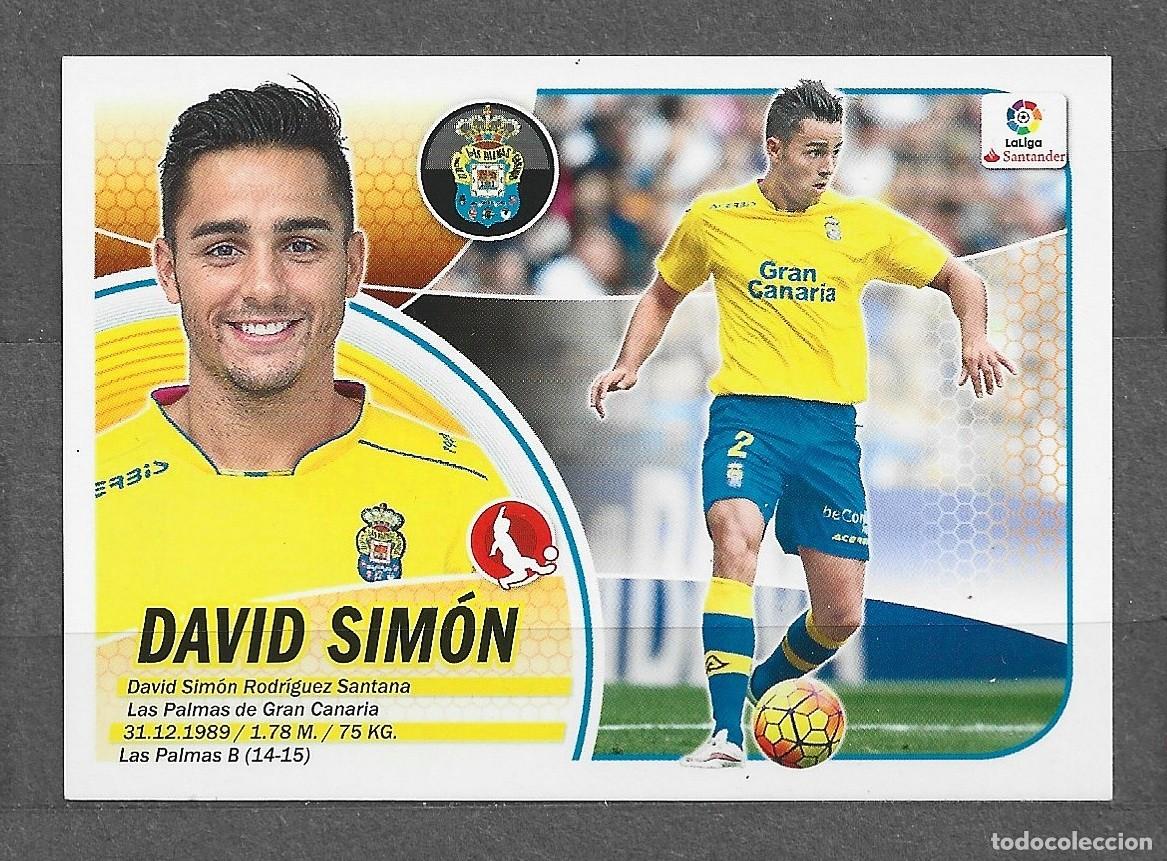 Cromos de f&uacute;tbol: Liga este 16/17 - David Sim&oacute;n - N&ordm; 3 - U.D. Las Palmas