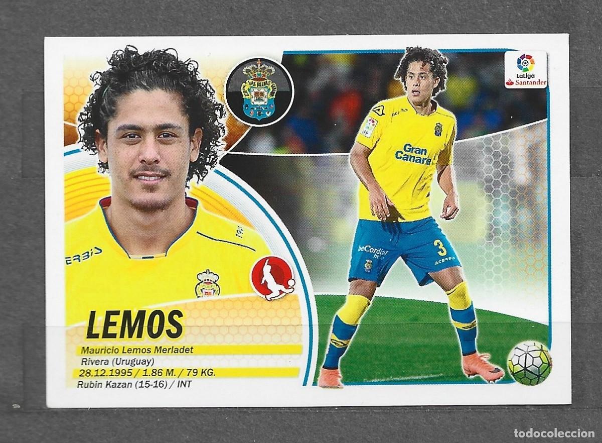 Cromos de f&uacute;tbol: Liga este 16/17 - Lemos - N&ordm; 4 a - U.D. Las Palmas