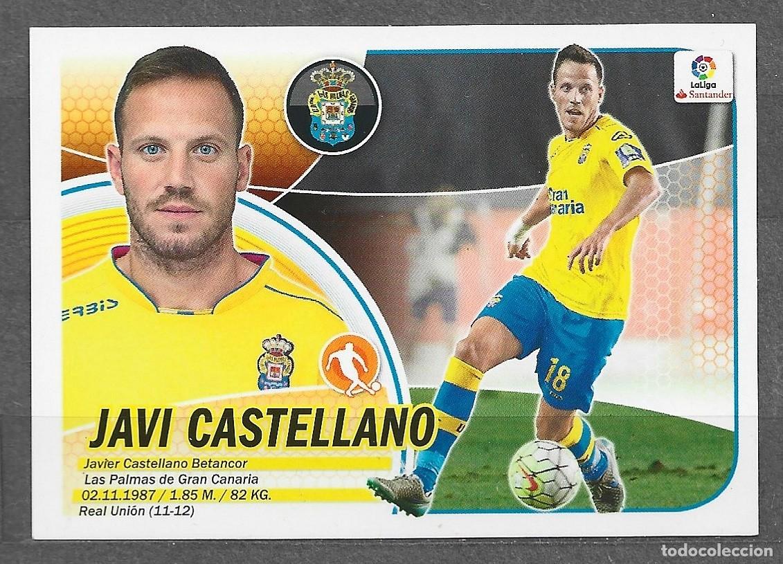 Cromos de f&uacute;tbol: Liga este 16/17 - Javi Castellano - N&ordm; 8 b - U.D. Las Palmas