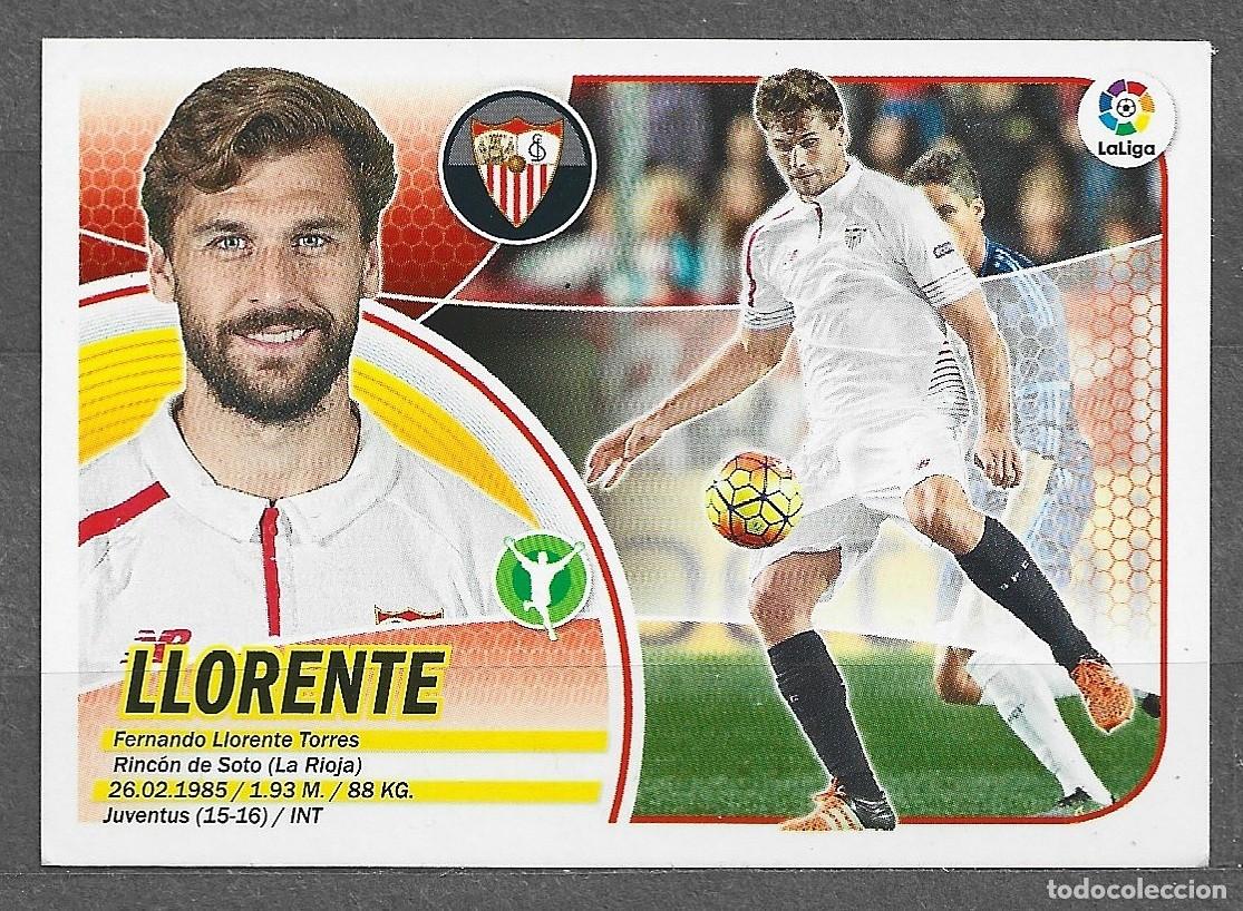 Cromos de f&uacute;tbol: Liga este 16/17 - Llorente - N&ordm; 15 - Sevilla F.C.