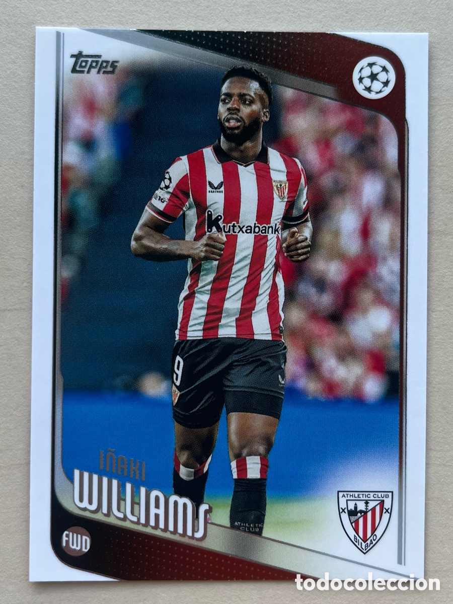 Cromos de f&uacute;tbol: I&ntilde;aki Williams Topps Flagship 2025-26 - Athletic Club