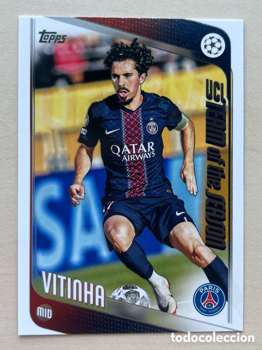 Cromos de f&uacute;tbol: Vitinha Topps Flagship 2025-26 - PSG