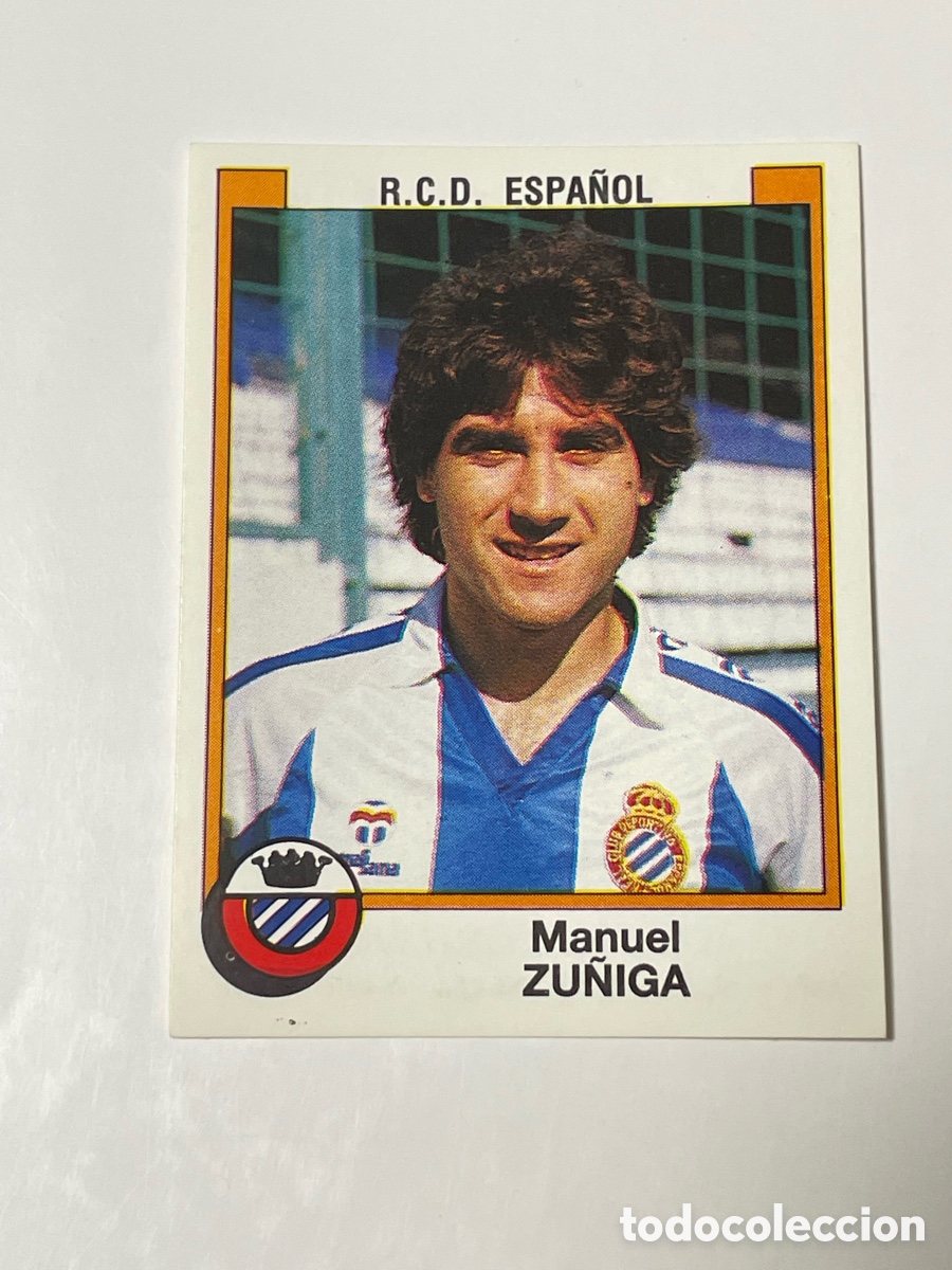 Cromos de f&uacute;tbol: Manuel Z&uacute;&ntilde;iga Espanyol Panini 87/88 #127