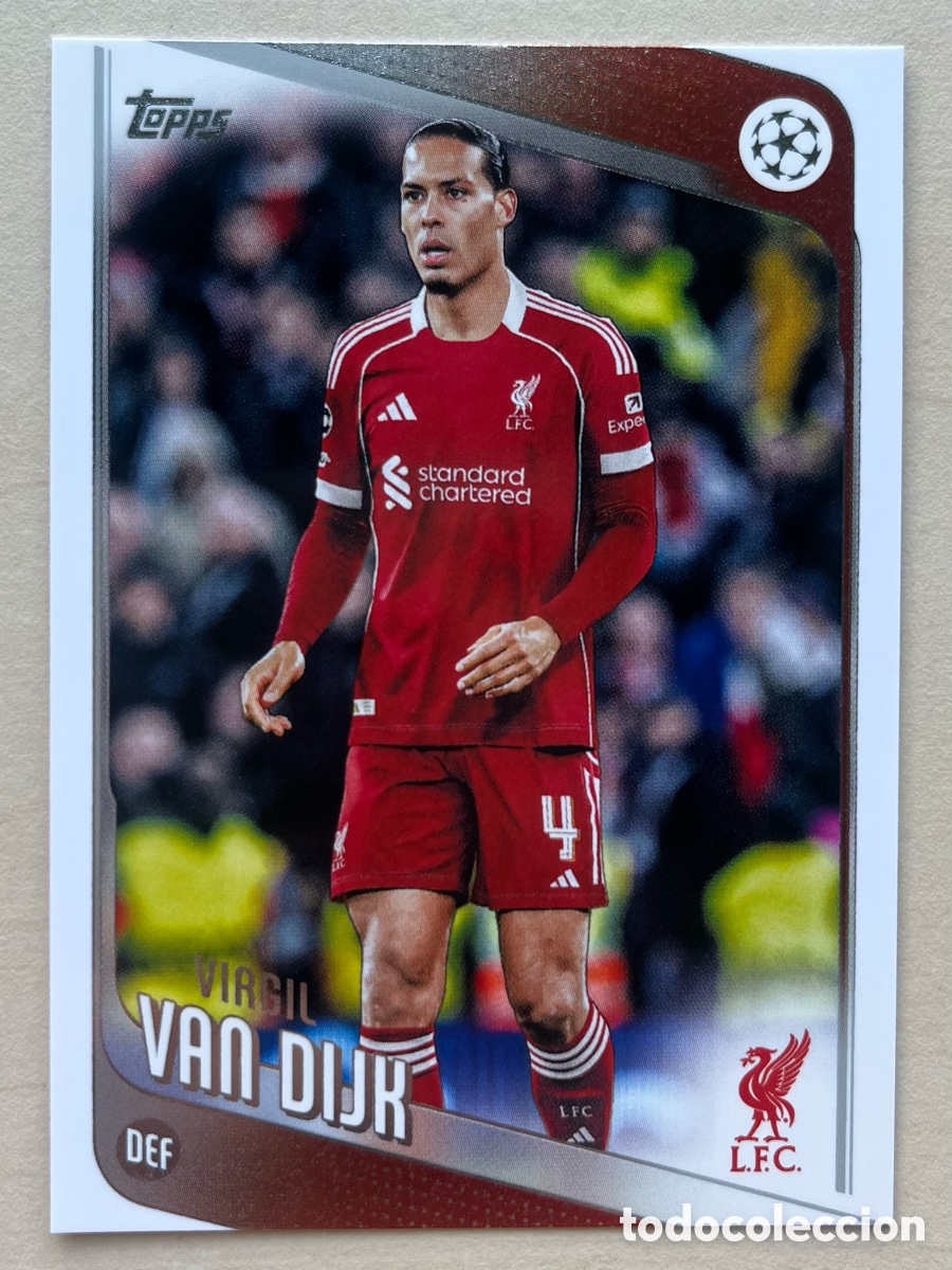 Figurine di Calcio: Van Dijk Topps Flagship 2025-26 - Liverpool