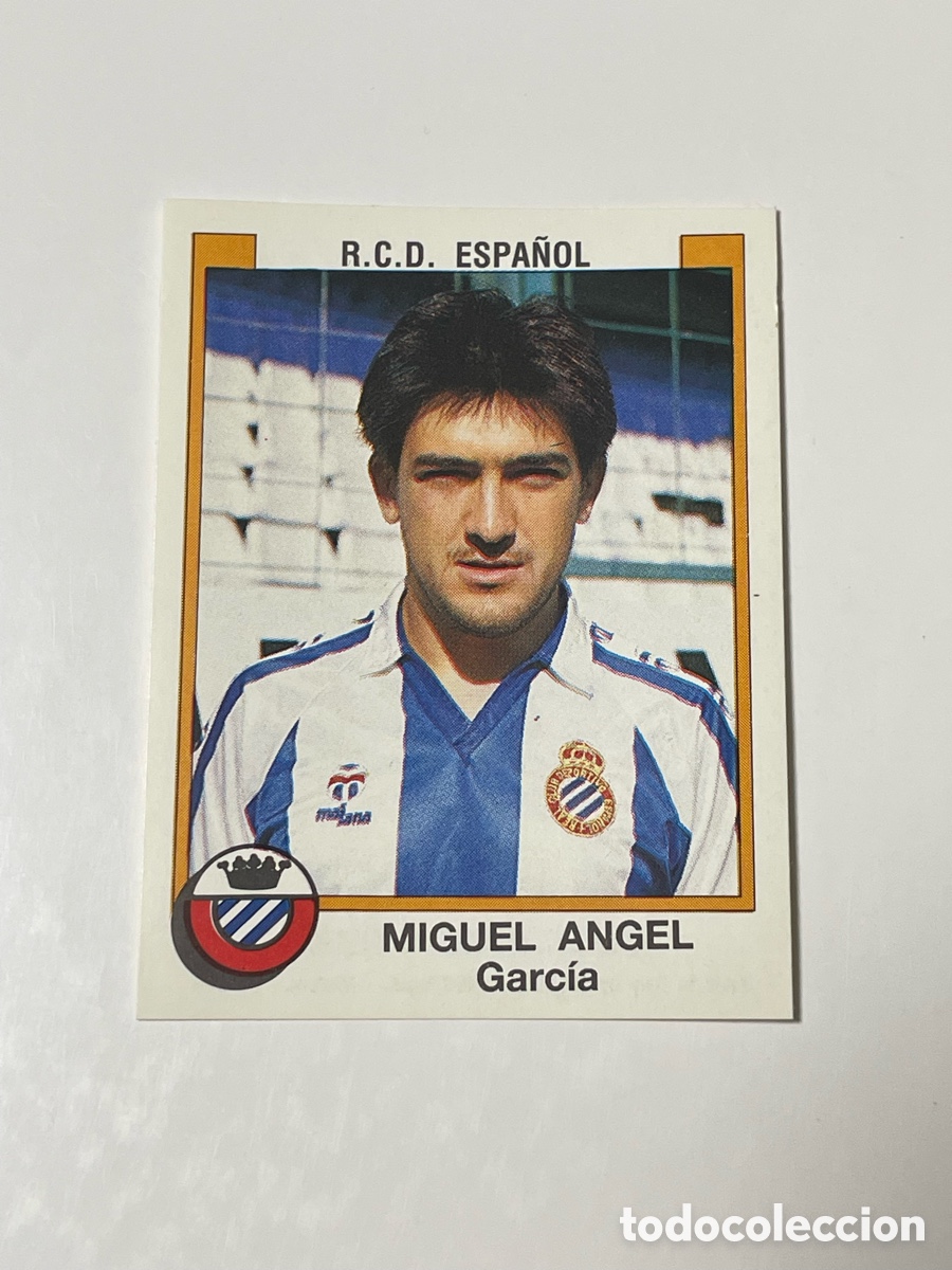 Cromos de f&uacute;tbol: Miguel Angel Espanyol Panini 87/88 #123