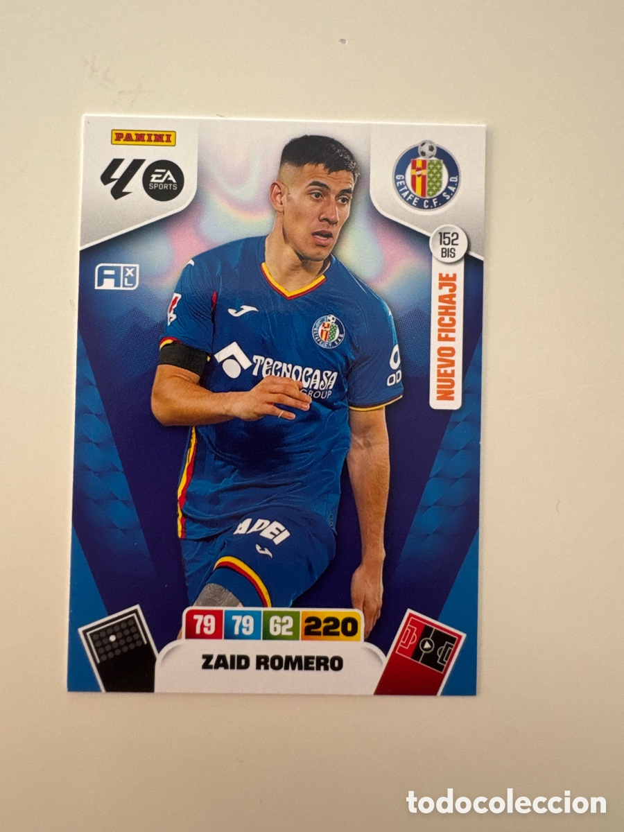 Cromos de f&uacute;tbol: PANINI ADRENALYN XL LIGA 2025-2026 25-26 &ndash; Zaid Romero Getafe CF N&ordm; 151