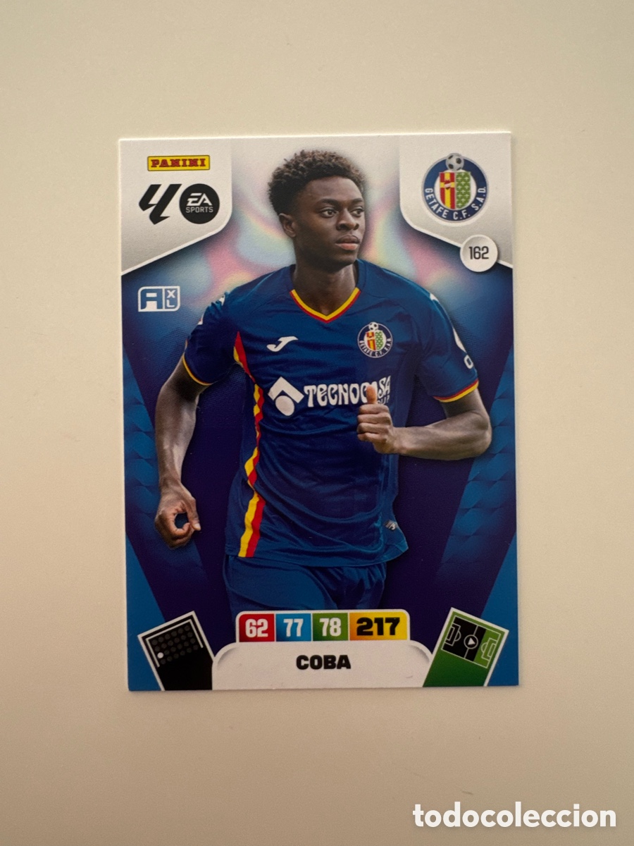 Cromos de f&uacute;tbol: PANINI ADRENALYN XL LIGA 2025-2026 25-26 &ndash; Coba Getafe CF N&ordm; 162