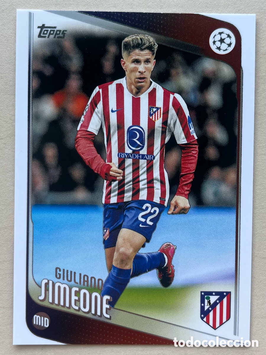 Figurine di Calcio: Giuliano Simeone Topps Flagship 2025-26 - Atl&eacute;tico de Madrid