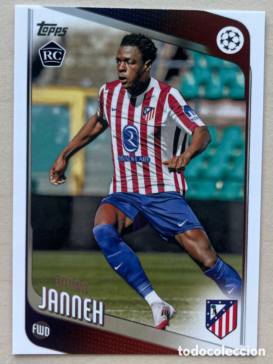 Cromos de f&uacute;tbol: Janneh Topps Flagship 2025-26 - Atl&eacute;tico de Madrid