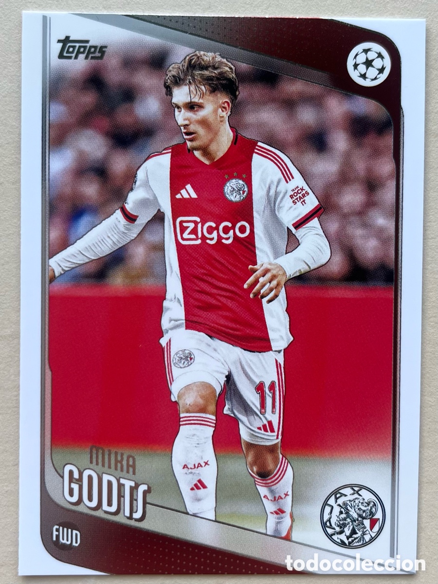 Cromos de f&uacute;tbol: Mika Godts Topps Flagship 2025-26 - Ajax