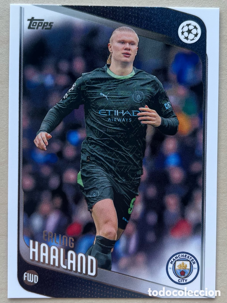 Cromos de f&uacute;tbol: Haaland Topps Flagship 2025-26 - Manchester City