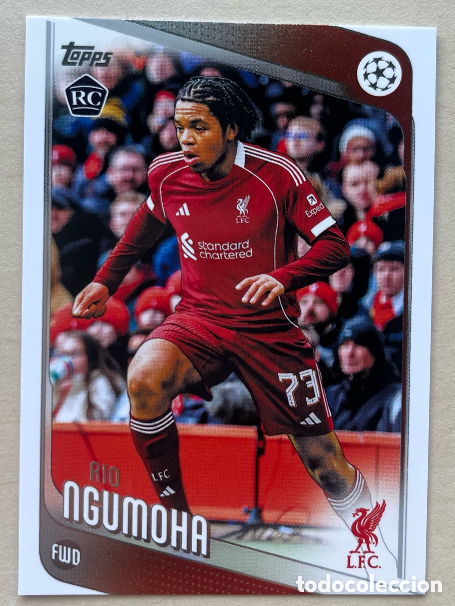 Cromos de f&uacute;tbol: Rio Ngumoha Rookie Topps Flagship 2025-26 - Liverpool
