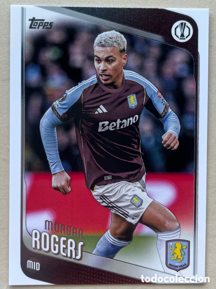 Cromos de f&uacute;tbol: Morgan Rogers Topps Flagship 2025-26 - Aston Villa