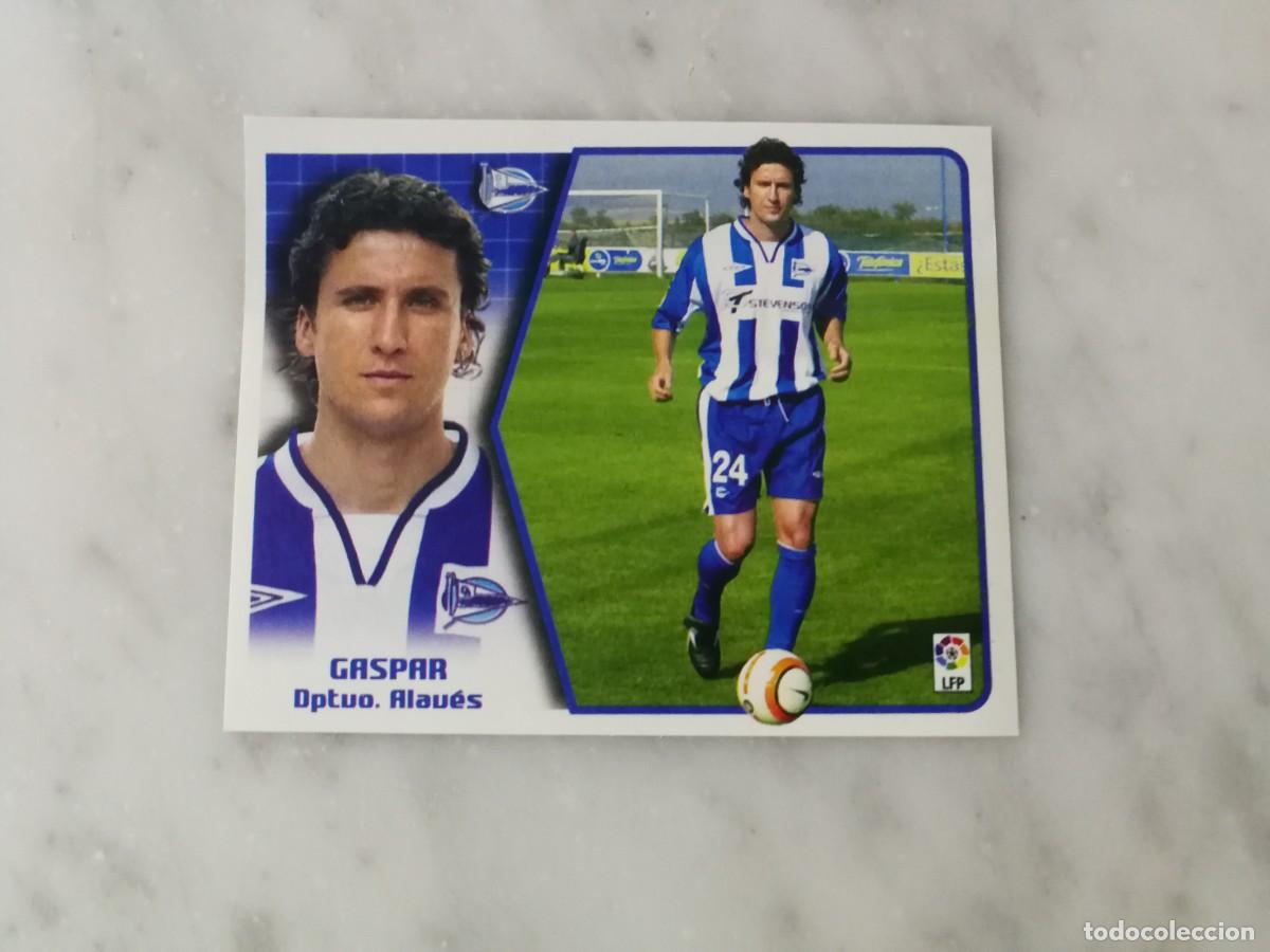Cromos de f&uacute;tbol: Gaspar Alav&eacute;s Ultimo Fichaje n&ordm;33 Este 05/06, 2005-5006, en ventanilla, buen estado