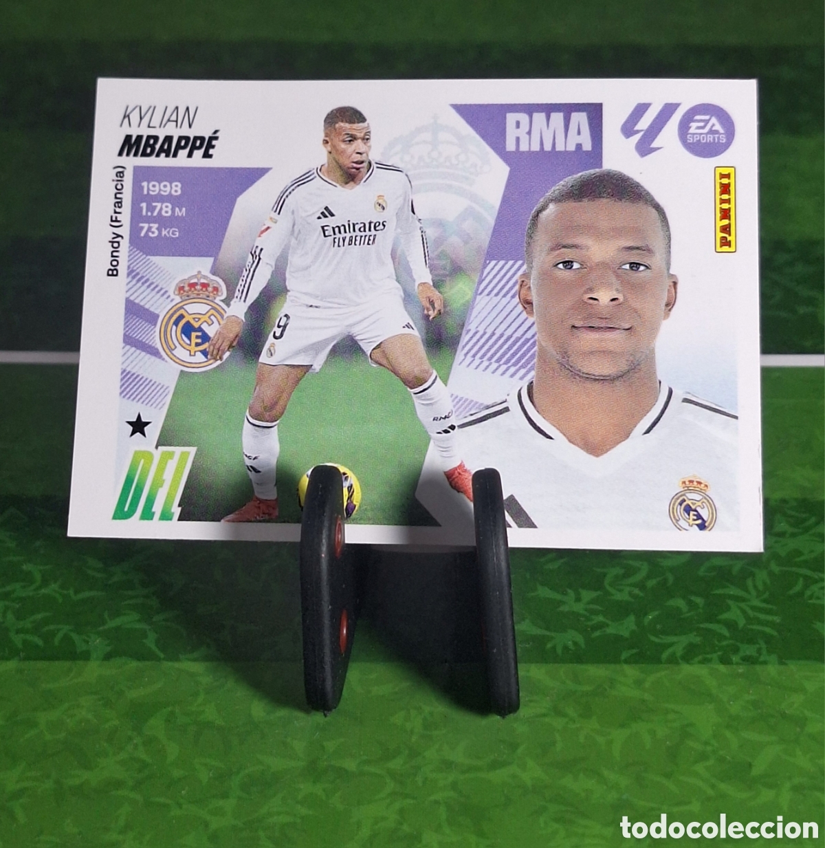 Cromos de f&uacute;tbol: KYLIAN MBAPPE #18 LIGA ESTE 2024-2025