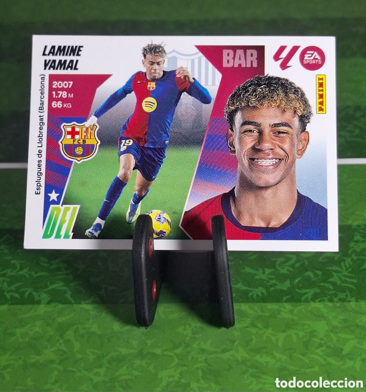 Cromos de f&uacute;tbol: LAMINE YAMAL #18 LIGA ESTE 2025-2026