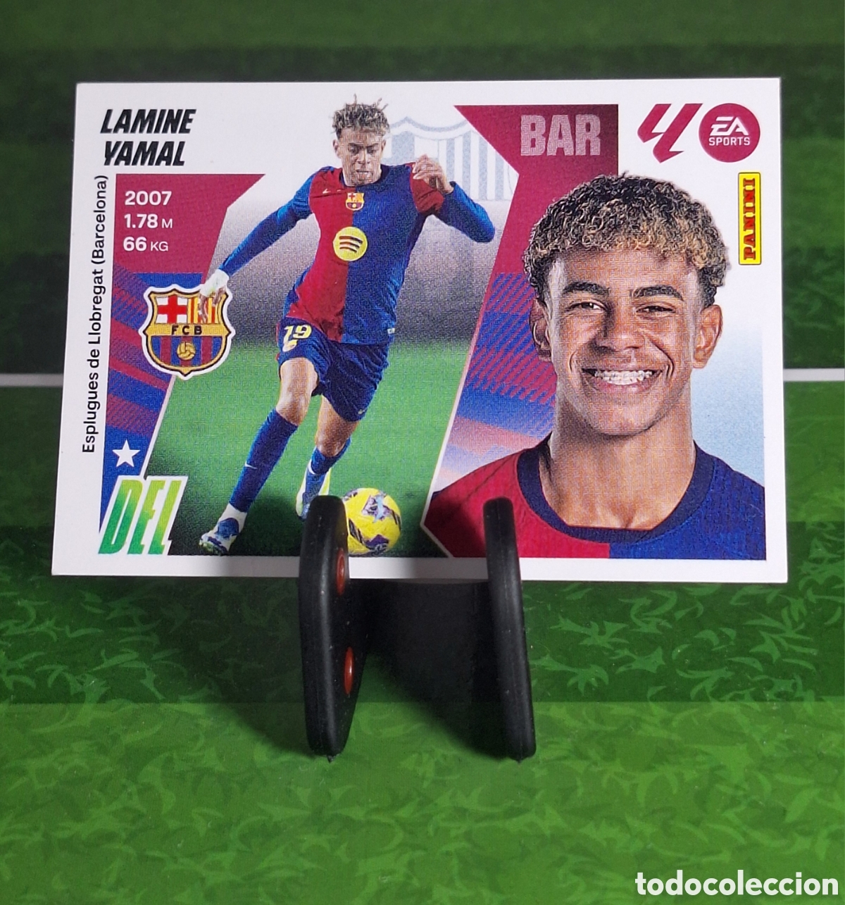 Cromos de f&uacute;tbol: LAMINE YAMAL #18 LIGA ESTE 2025-2026